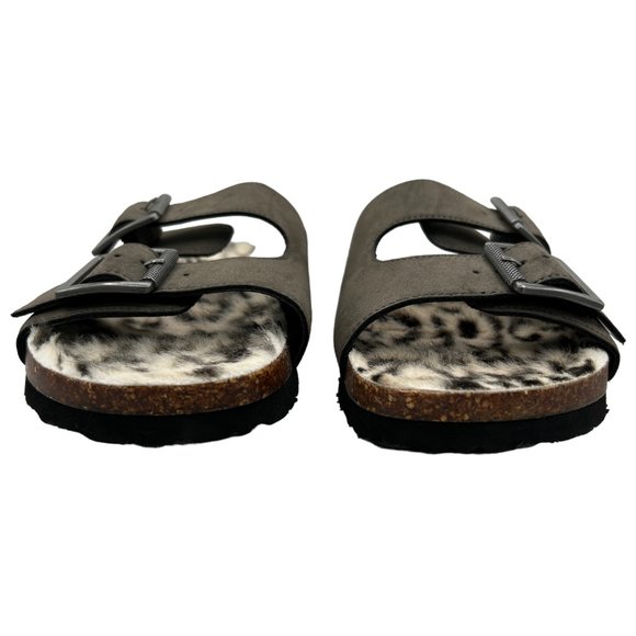 Sole Society Faux Fur Sandals NWT (7 M) - Picture 8 of 16